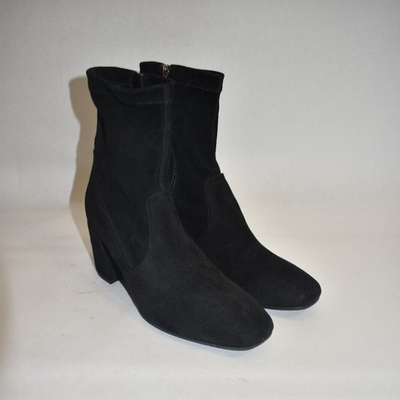 Aquatalia Dayana Water Resistant Stretch Bootie Black Size 10 - Picture 2 of 8
